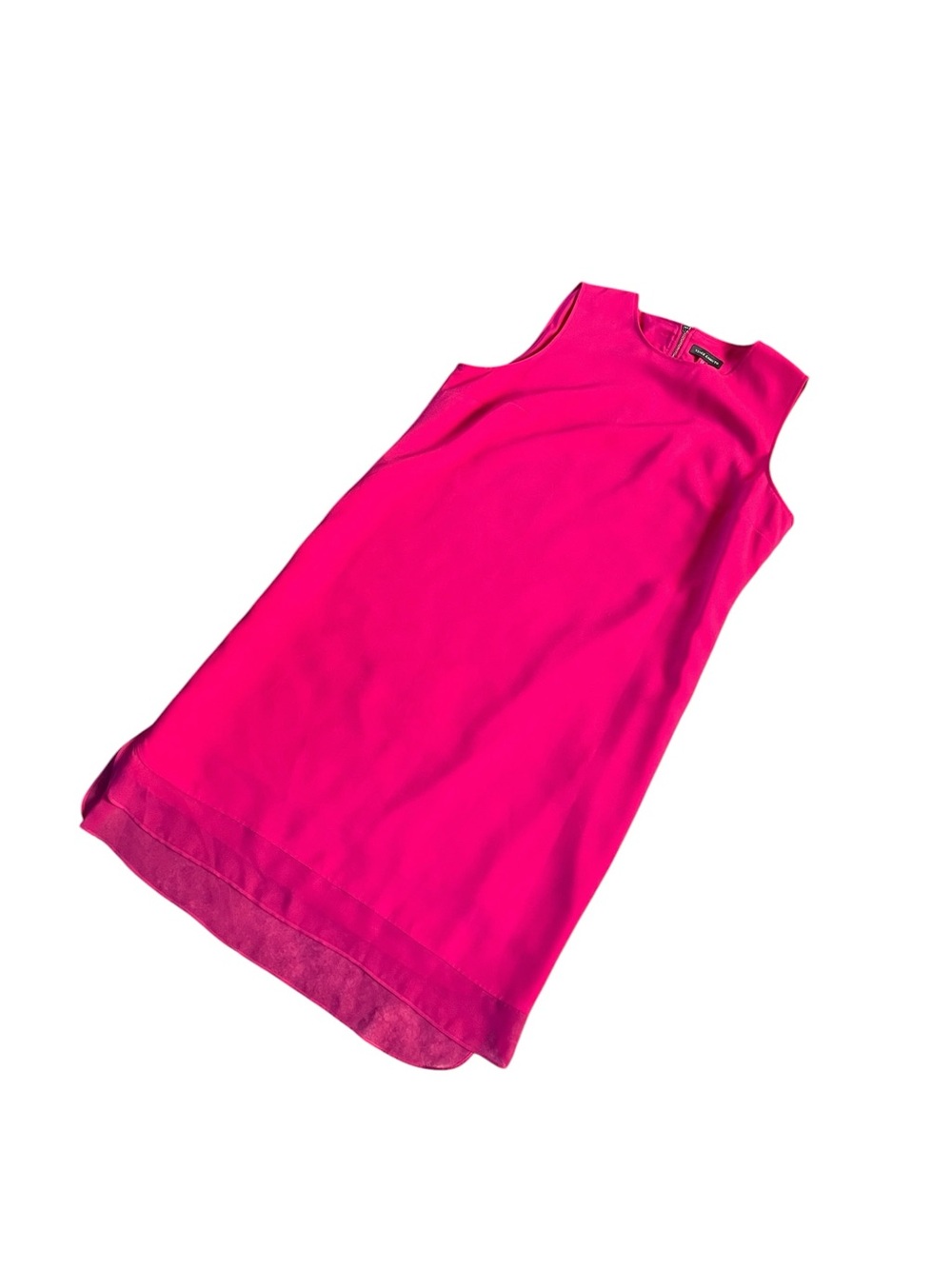 Vince Camuto Hot Pink Sleeveless Midi Dress